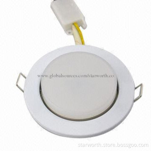 GX53 LED Downlight, 6W, 80Ra, 2,700, 4,500, 5,700K, 80lm/W, CE, RoHS, CB Marks
